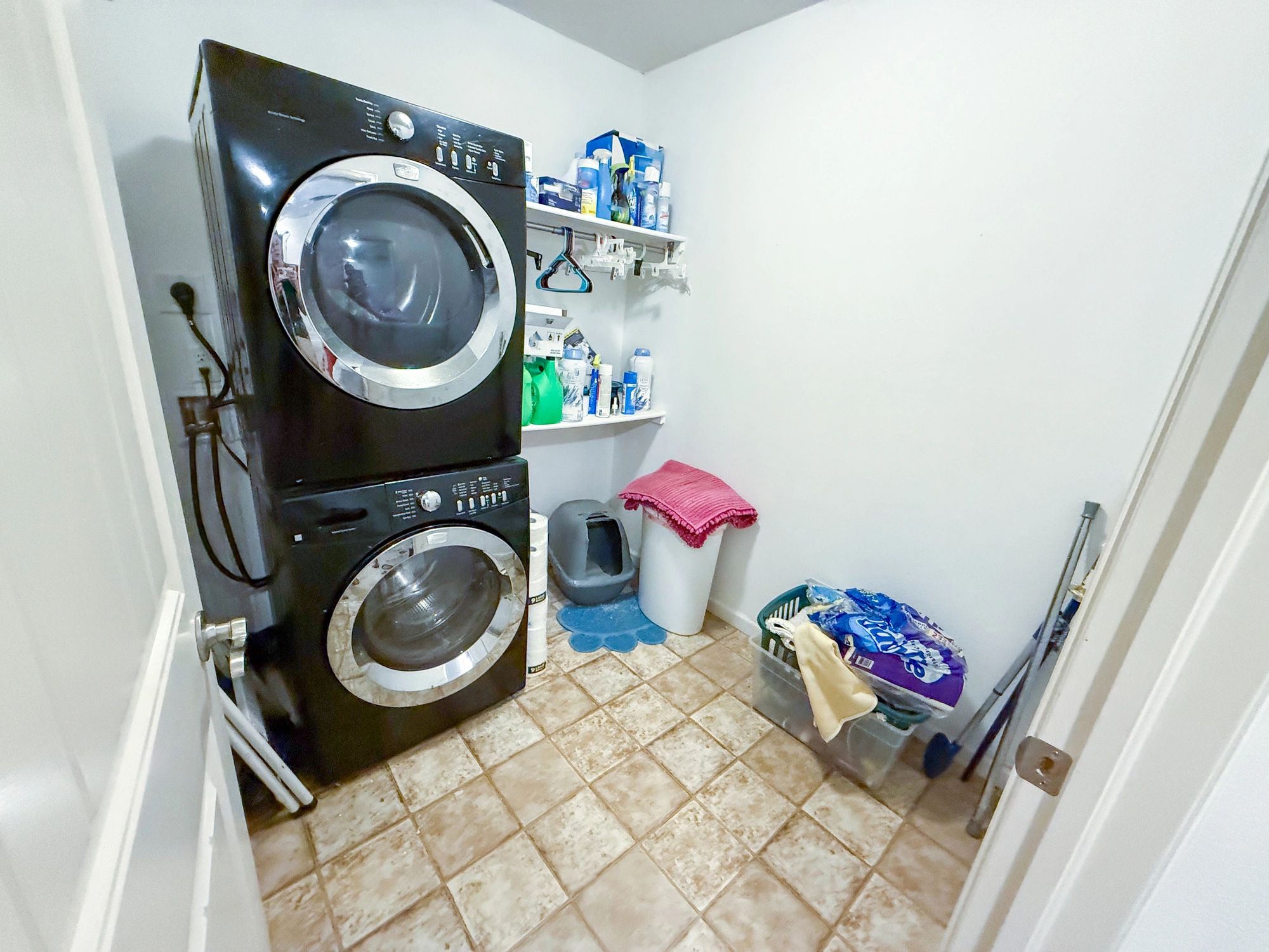Laundry room appliance setup